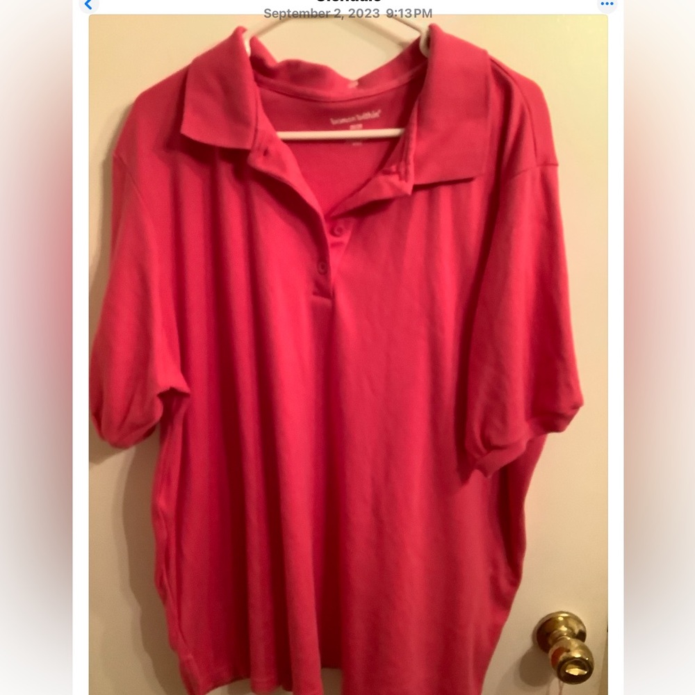 Woman Within Vibrant Pink Top 2X 26/28